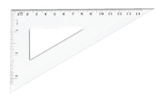 Ekierka prostokątna 14.5cm BL004-B