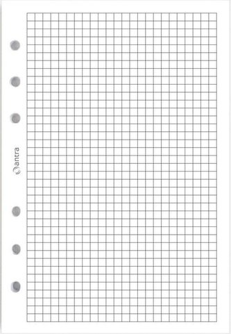 Wkład do organizera K kratka biała ANTRA