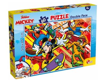 Puzzle dwustronne Plus 60 Myszka Miki