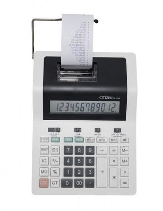 Kalkulator CX-123N biało-czarny Kalkulator CX-123N biało-czarny