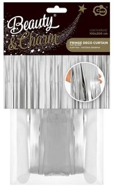 Kurtyna matowa srebrna 100x200cm