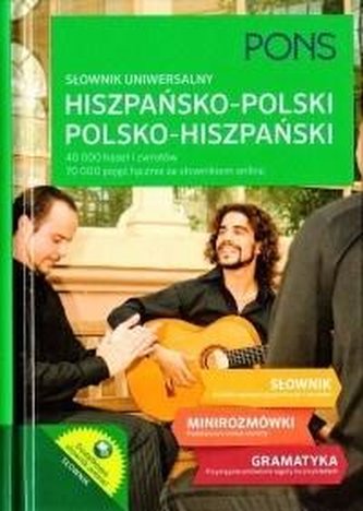 Słownik uniwersalny hiszp-pol-hiszp TW PONS Słownik uniwersalny hiszp-pol-hiszp TW PONS