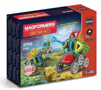 Magformers Vehicle Mini czołg 27el