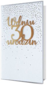 Karnet KL B6 Urodziny 30 HM100-977