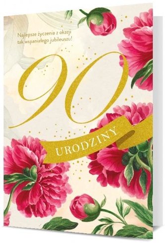 Karnet Urodziny 90 K. B6-1909