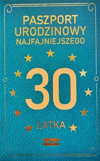 Karnet Urodzinowy 30 JCX - 035