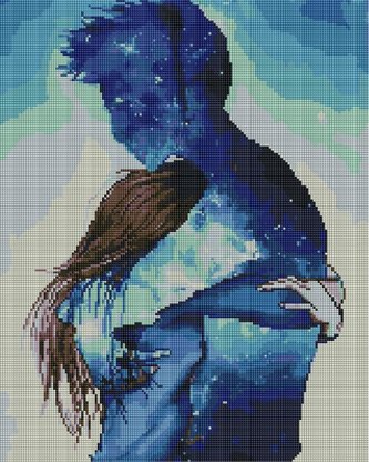 Mozaika diamentowa - Mój wszechświat 40x50cm