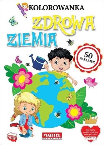 Kolorowanka z naklejkami Zdrowa ziemia