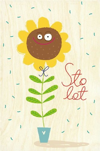 Karnet - Sto lat kwiatuszku