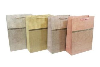 Torebka płaska średnia Paski brokat Torebka płaska średnia Paski brokat