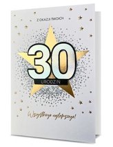 Karnet Urodziny 30