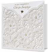 Karnet kwadratowy Chrzest KL HM100-1035