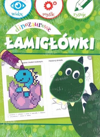 Pakiet: Łamigłówki fajne/ dinozaurowe