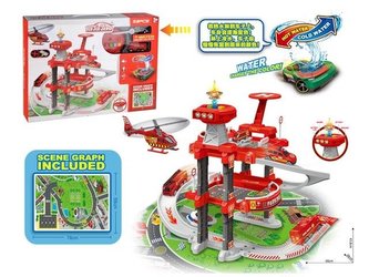 Parking strażacki ze światłem i dźwiękiem