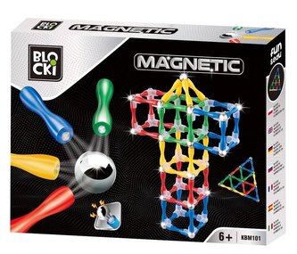Klocki Blocki Magnetic 124 el.