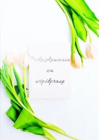 Kartka Podziękowanie za współpracę TS74 Kartka Podziękowanie za współpracę TS74
