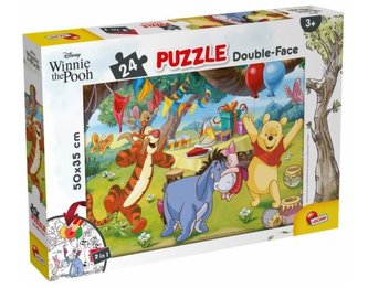 Puzzle dwustronne Plus 24 Kubuś Puchatek Puzzle dwustronne Plus 24 Kubuś Puchatek