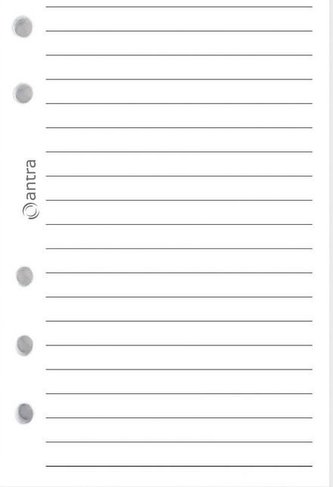 Wkład do organizera K/linia biała ANTRA