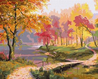 Malowanie po numerach - Magiczna jesień 40x50