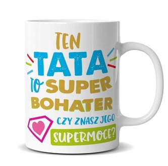 Kubek Premium Q 890 Tata superbohater