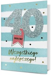 Karnet B6 Urodziny 40 HM200-2499