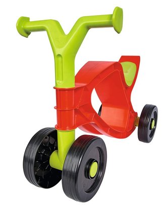 Odstrkovadlo BIG Flippi červenozelené, 4 kolečka