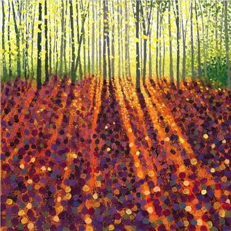 Karnet z kopertą Las