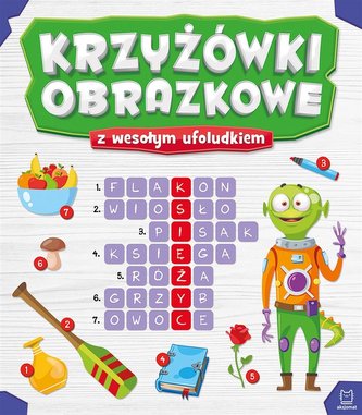 Krzyżówki obrazkowe z wesołym ufoludkiem Krzyżówki obrazkowe z wesołym ufoludkiem