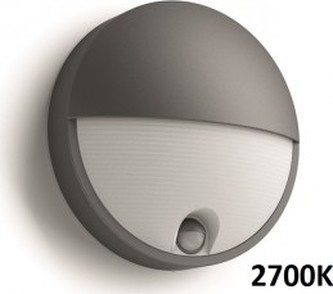 VENKOVNÍ LED SVÍTIDLO S ČIDLEM 16456/93/16 2700K antracit