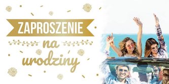 Zaproszenie Urodziny Z123 (10 szt.)