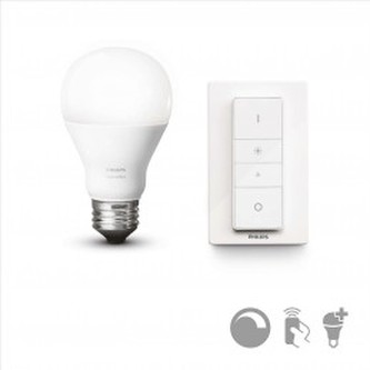 HUE WIRELESS DIMMING KIT LED žárovka E27 A60 White 9,5W + Dimmer Switch 8718696452523