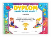 Dyplom A4 ukończenia zerówki Kolory 30szt