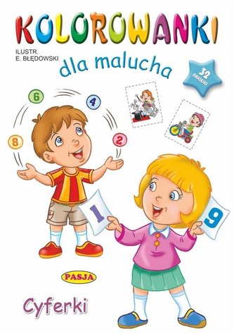 Kolorowanki dla malucha Cyferki Kolorowanki dla malucha Cyferki