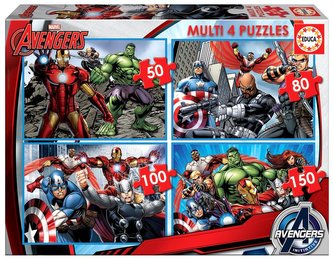 Puzzle 50+80+100+150 Avengers G3