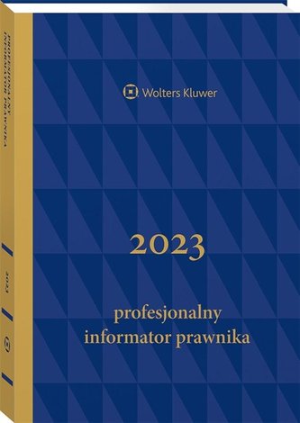 Profesjonalny Informator Prawnika 2023 B5 granat