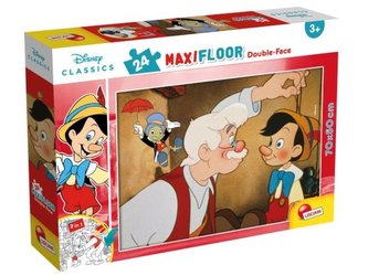 Puzzle podłogowe dwustronne Maxi 24 Pinokio