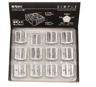 Temperówka metalowa podwójna (24szt) M&G;