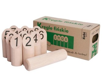 Kręgle fińskie w kartoniku