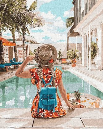 Malowanie po numerach - Urocze Bali 40x50