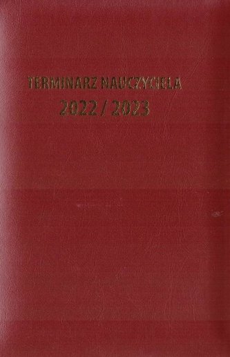Terminarz Nauczyciela 2022/23 A5 Dn VINYL MIX