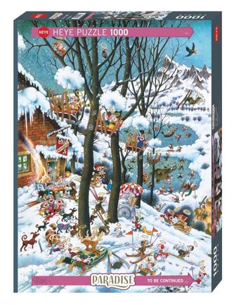 Puzzle 1000 Raj w zimie