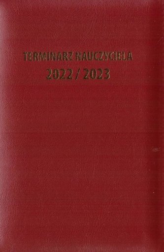 Terminarz Nauczyciela 2022/23 A5 Tyg. VINYL MIX