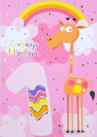 Kartka okolicznościowa Urodziny Roczek TS04