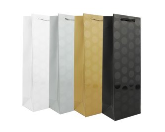 Torebka ozdobna płaska butelka mix