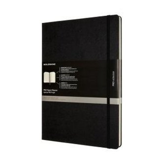 Notes Pro Planner 21x29,7 tw. czarny MOLESKINE