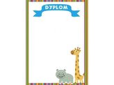 Dyplom dziecięcy A4/20ark. Afryka