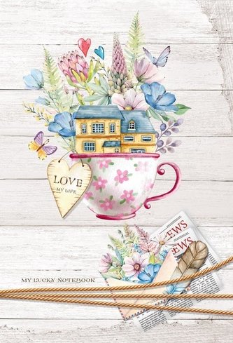 Notatnik ozdobny 143x210/64K linia Filiżanka Notatnik ozdobny 143x210/64K linia Filiżanka