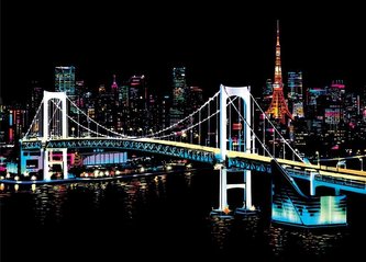 Magiczna Zdrapka - Tokio 40.5x28.5cm