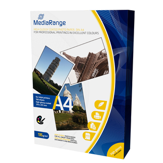 MEDIARANGE A4 100 listů 135g lesklý inkoust