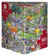 Puzzle 1000 Wyścig kolarski (Puzzle+plakat)